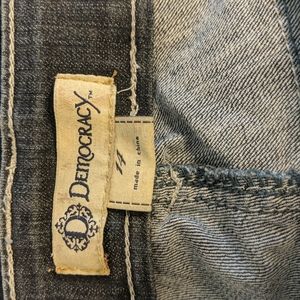 Democracy rolled crop jeans